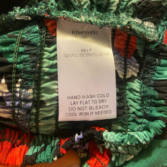 NWOT WOW Couture tropical 2-piece skirt set vacation size Small - Picture 7 of 10